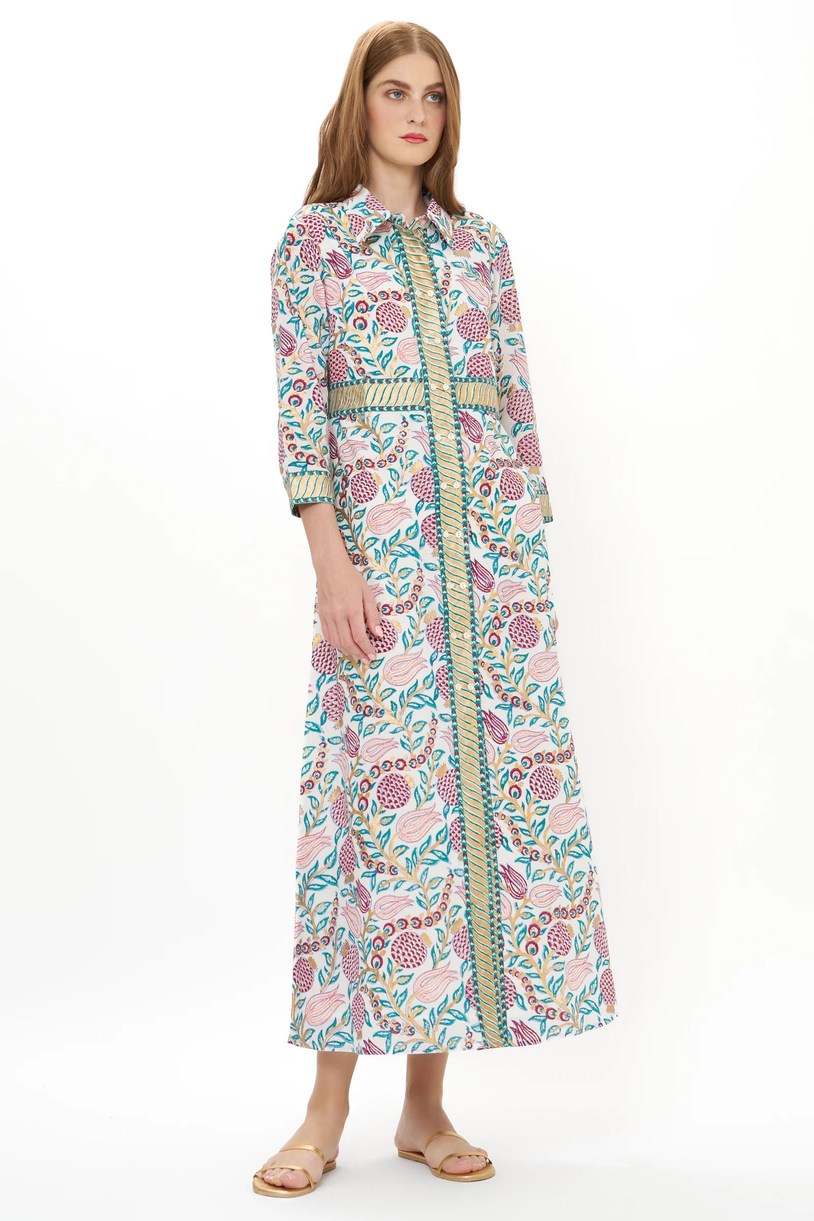 Shirt Dress Maxi, Various Colorways – Farm Basket LLC
