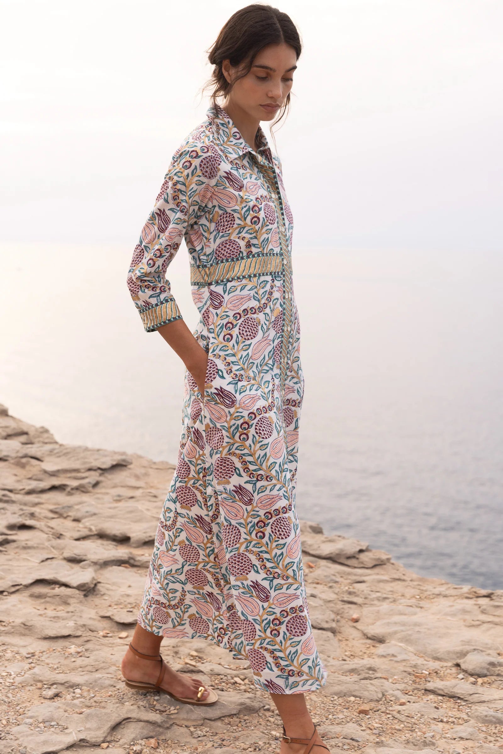 oliphant shirt dress maxi Shirt Dress Maxi