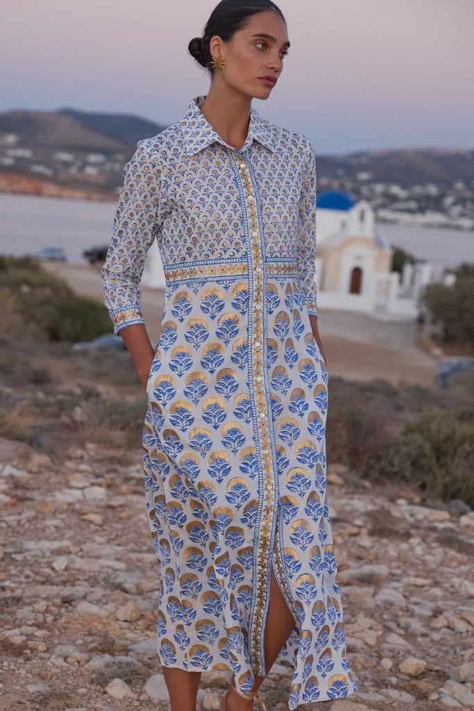Shirt Dress Maxi, Various Colorways – Farm Basket LLC