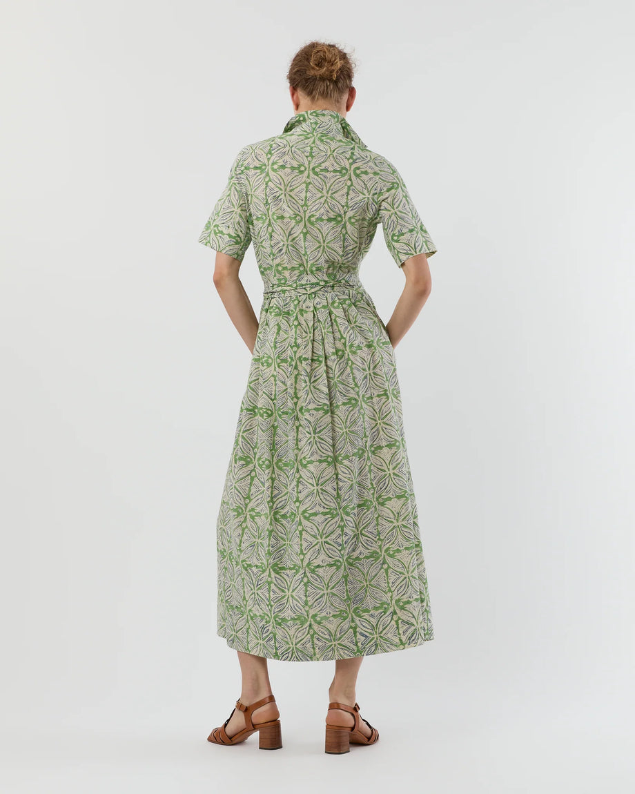 Short-Sleeved Classic Shirtwaist Maxi Dress – Farm Basket LLC