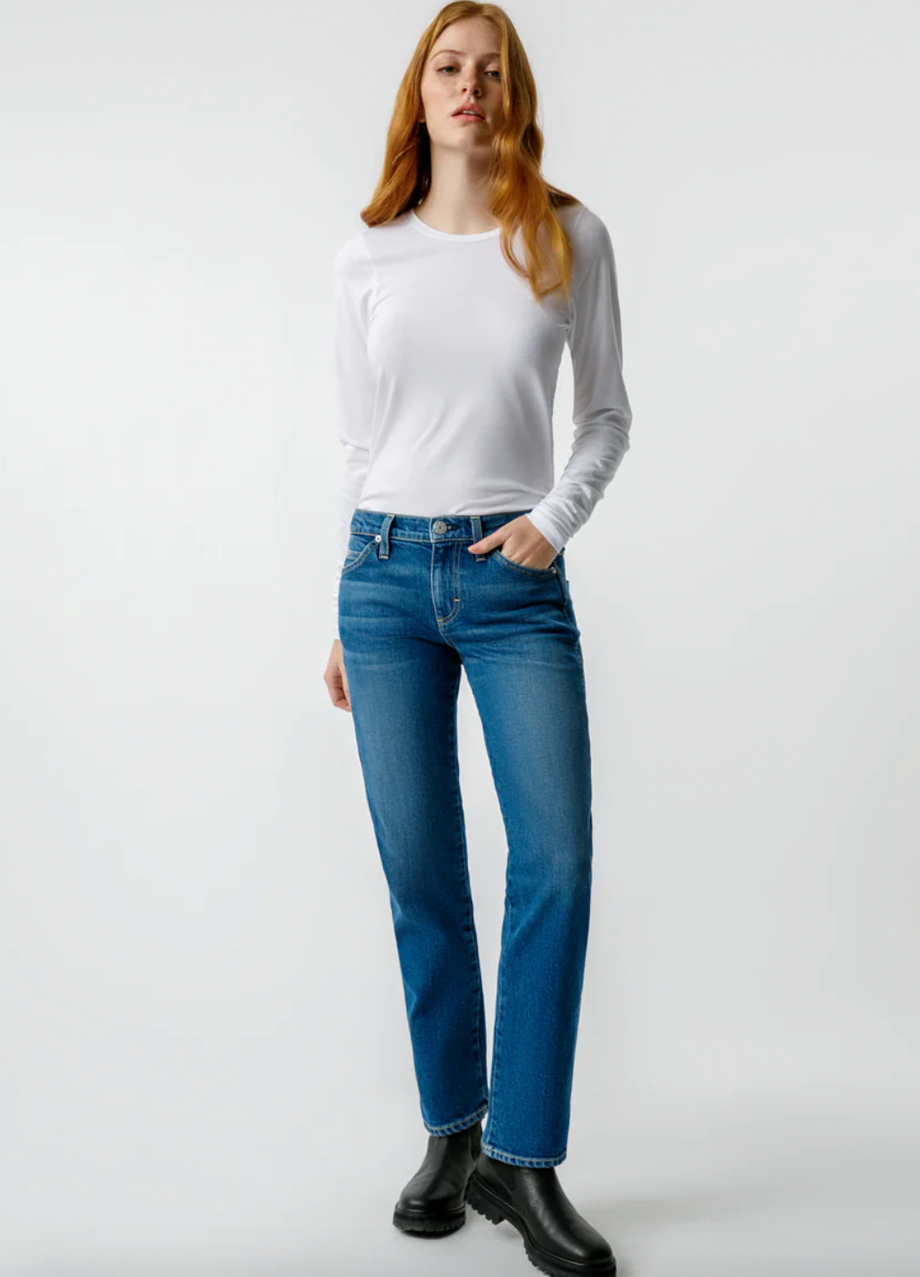 【HI FI FNK】Toni Wide Denim ASKK NY Atomic Wide Leg in Blondie - Bliss Boutiques