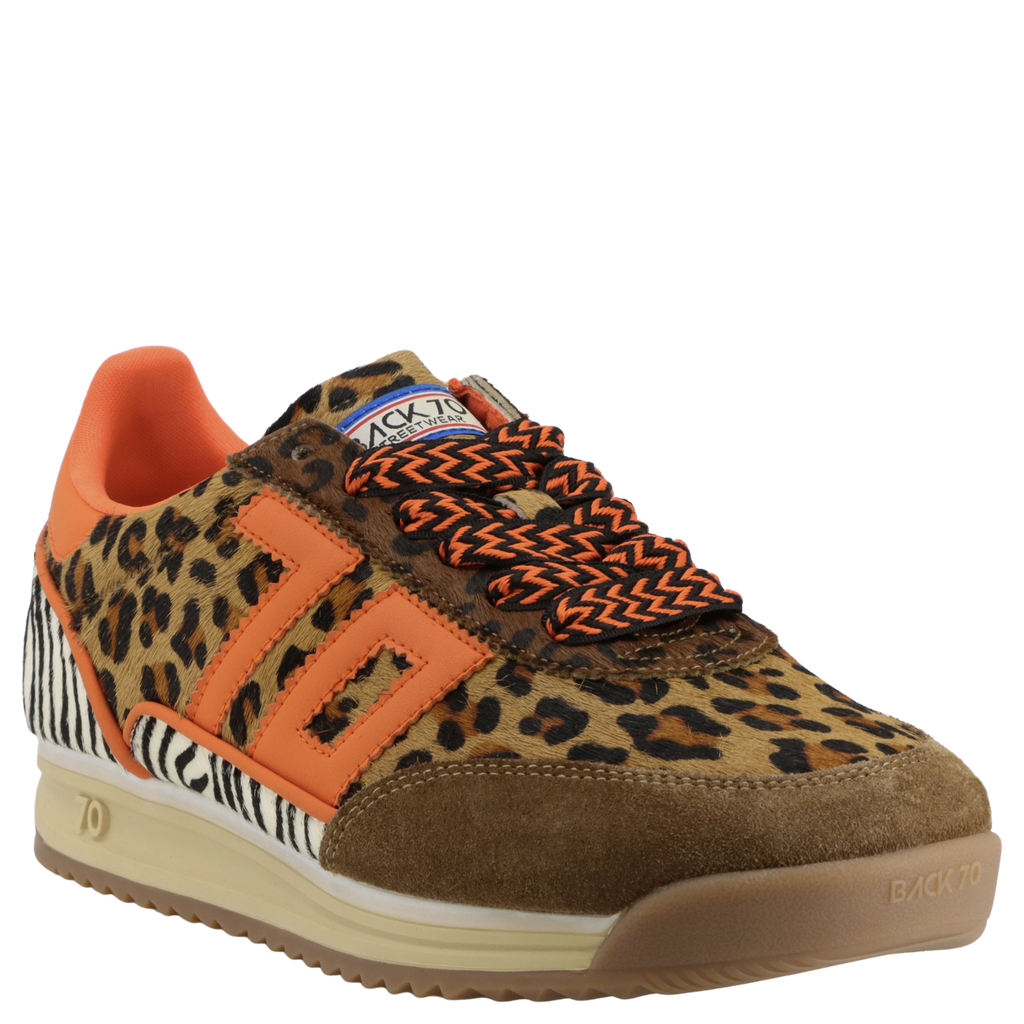 JOGGER L in MIX CUOIO ORANGE