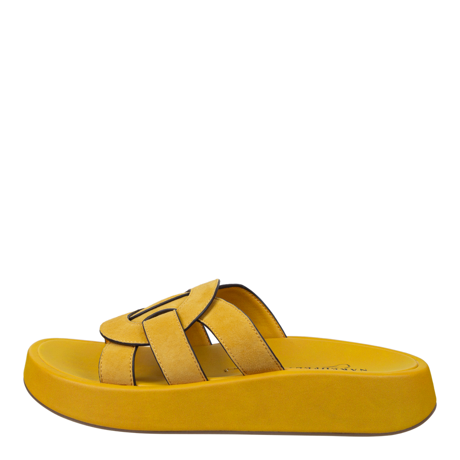 NAKED FEET - MARKET in YELLOW Platform Sandals – Farm Basket LLC