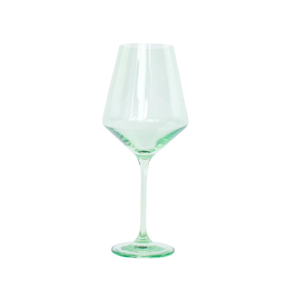Estelle Colored Wine Stemware Glass – Farm Basket LLC