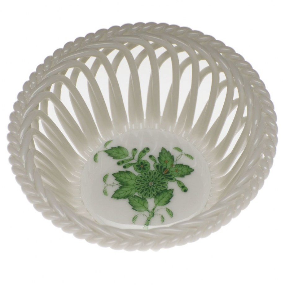 Small shops Herend Porcelain Basket