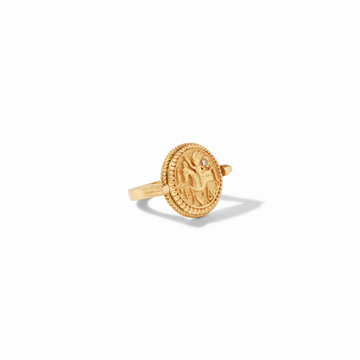 Buy Gold Coin Ring, Coin Ring, Vintage Ring, Signet Ring, Statement Ring, Coin  Ring, Queen Elizabeth's Coin Ring, Retro Ring Online in India - Etsy